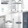 Raised Toilet Seat with Handles, Hybodies Toilet Seat Riser Over-Toilet Chair with Adjustable Height, Bathroom Safety Assist Frame for Seniors, Post-Op, Disabled, Fit Any Toilet, 330 LBS