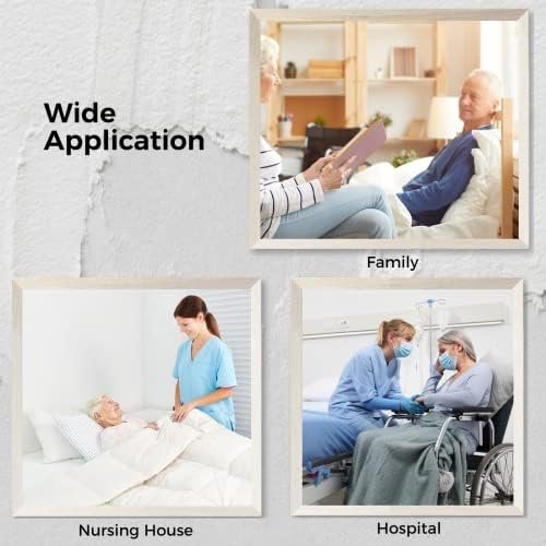 Hybodies Surgical Patients Turning Over Device Body Rollover Cushion, W-Shaped Bedridden Elderly Bed Wedges Turnover Helper, Multifunctional Waterproof PU Leather Body Positioner