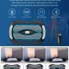 Lower Back Stretching Massager, Electric Lumbar Traction Device with Dynamic Stretching, Adjustable Temperature (104°F - 118.4°F), Vibration Massage - For the Lumbar Spine & Relieving Lower Back Pain
